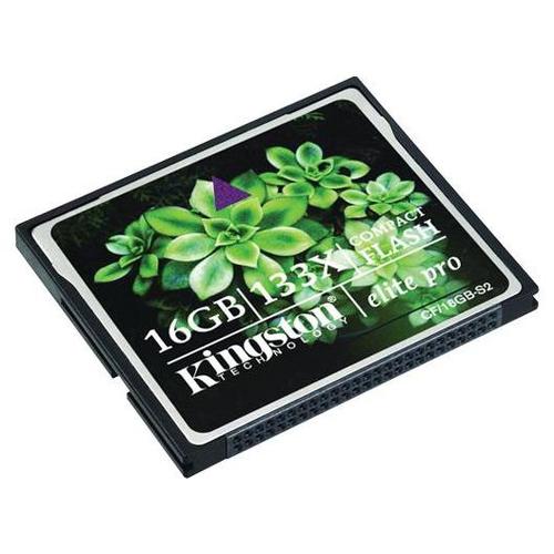 Kingston 16GB carte CompactFlash Elite Pro - 133x