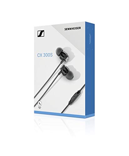 CX 300S In Ear Headphone Black with One-Button Smart