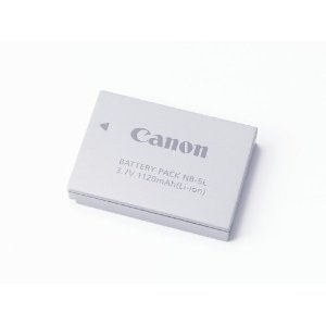 Pack Batterie Canon NB-5L pour Canon SD700IS, SD790IS, SD800IS,