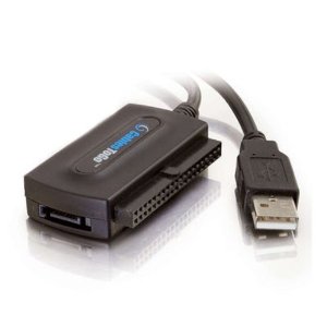 Cables To Go 30504 USB 2.0 a IDE o adaptador Serial ATA (Negro)