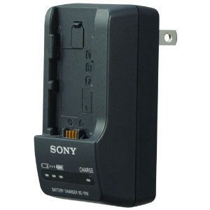 Cargador de viaje BCTRV de Sony (negro)