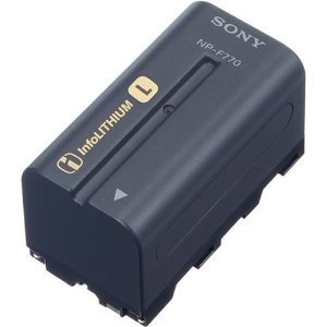 Sony NPF770 Serie L InfoLithium Batería para DCRVX2100, HDRFX1,