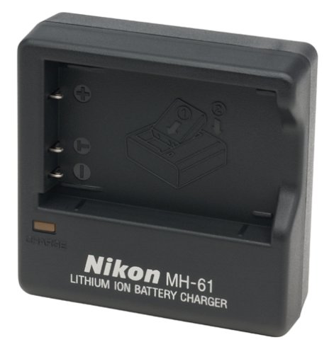 Cargador Nikon MH-61 para Coolpix 3700, 4200, 5200 y cámaras di