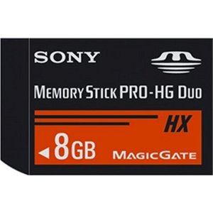 Sony 8 Go de mémoire PRO-HG HX Stick Duo MSHX8A (Black)