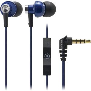 Audio Technica ATH-CK400iBL In-Ear avec contrôle intégré - Bl