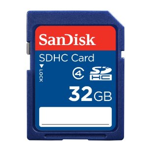 SanDisk 32 GB SDHC Flash-geheugenkaart SDSDB-032G