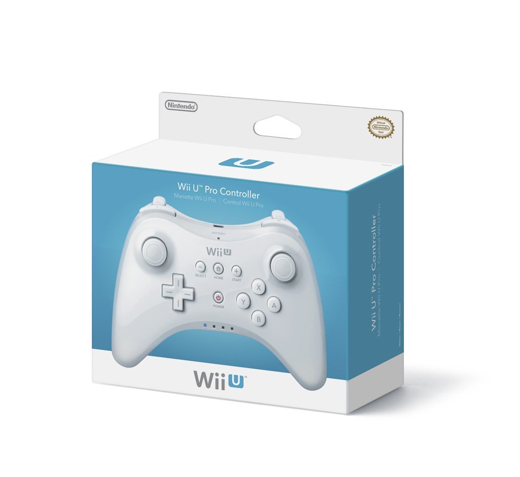 Pro Controller Blanc - N intendo Wii U