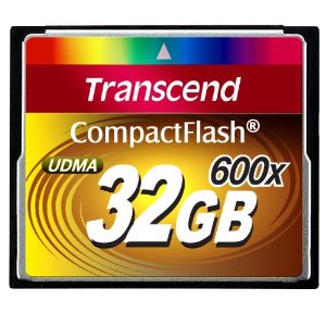 Transcend 32 GB Compact Flash Card 600X (gelb)