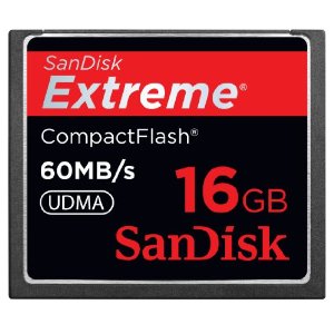 SanDisk Extreme CompactFlash 16 GB Memory Card SDCFX-016G