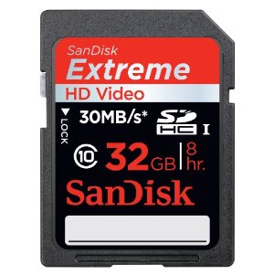 Extreme de SanDisk SD 32 GB SDHC Flash Memory Card SDSDX-032 G