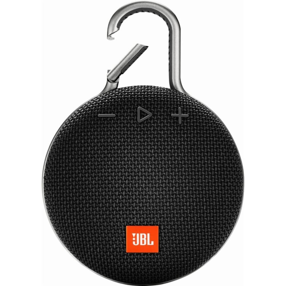 JBL Clip 3 Waterproof Portable Bluetooth Speaker - Black