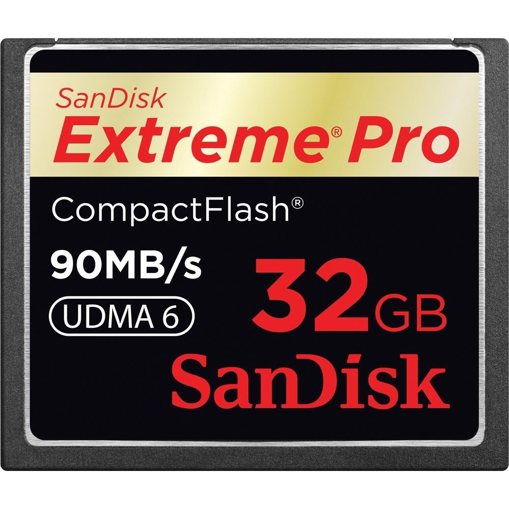 Tarjeta de memoria SanDisk de 32 GB Extreme CF Pro - UDMA 90MB/s