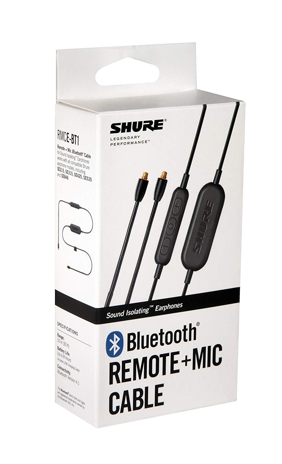 Shure RMCE-BT1 Bluetooth Enabled Accessory Cable with Remote + M